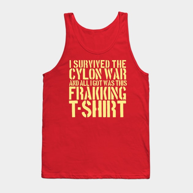 Frakking T-Shirt Tank Top by MindsparkCreative